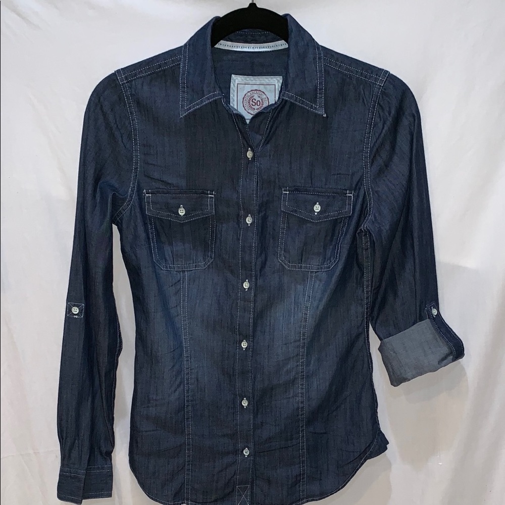 ❤️❤️Women Denim Jean Top Blouse❤️❤️